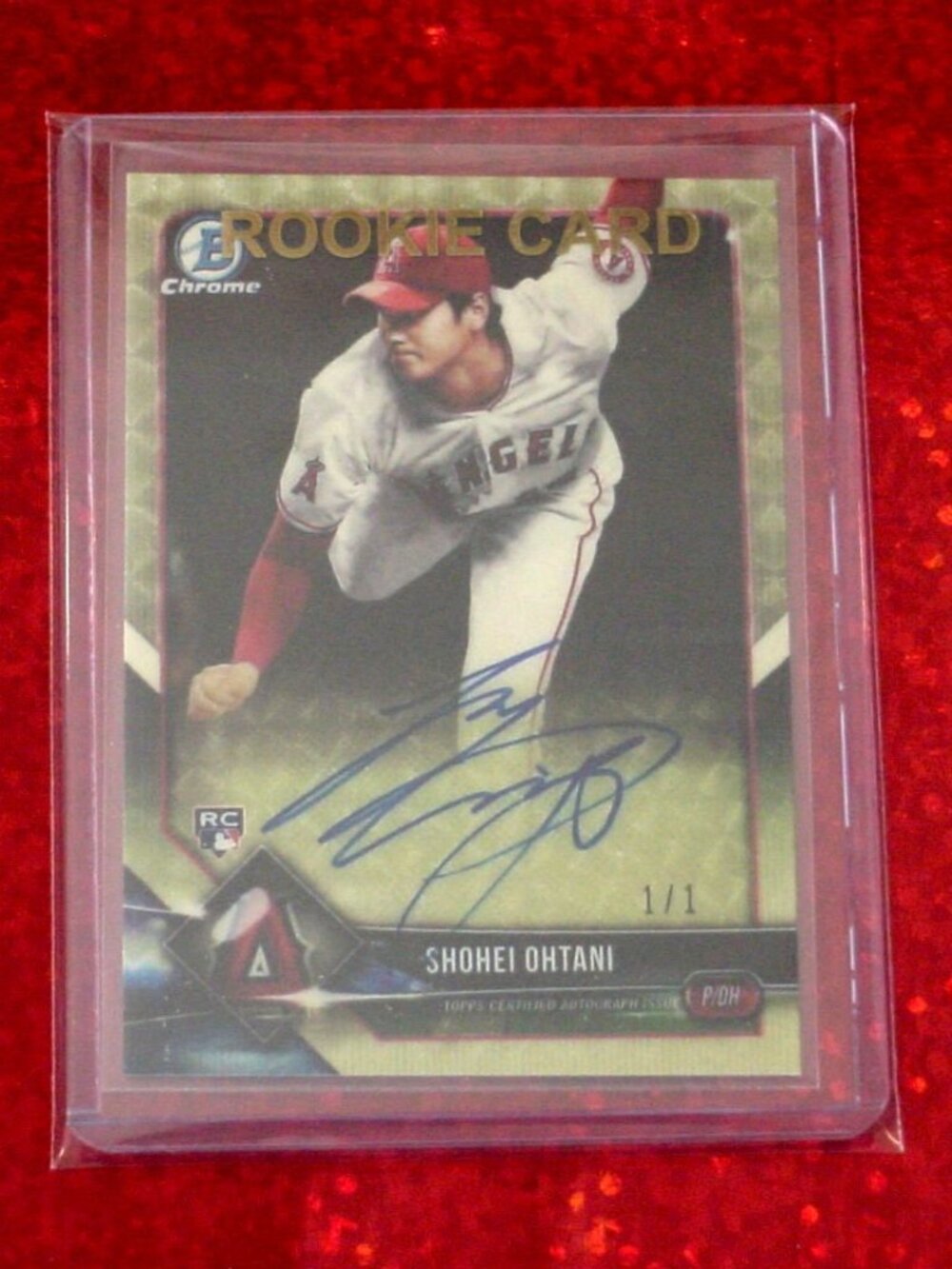 Shohei Ohtani Novelty Facsimile Auto Card